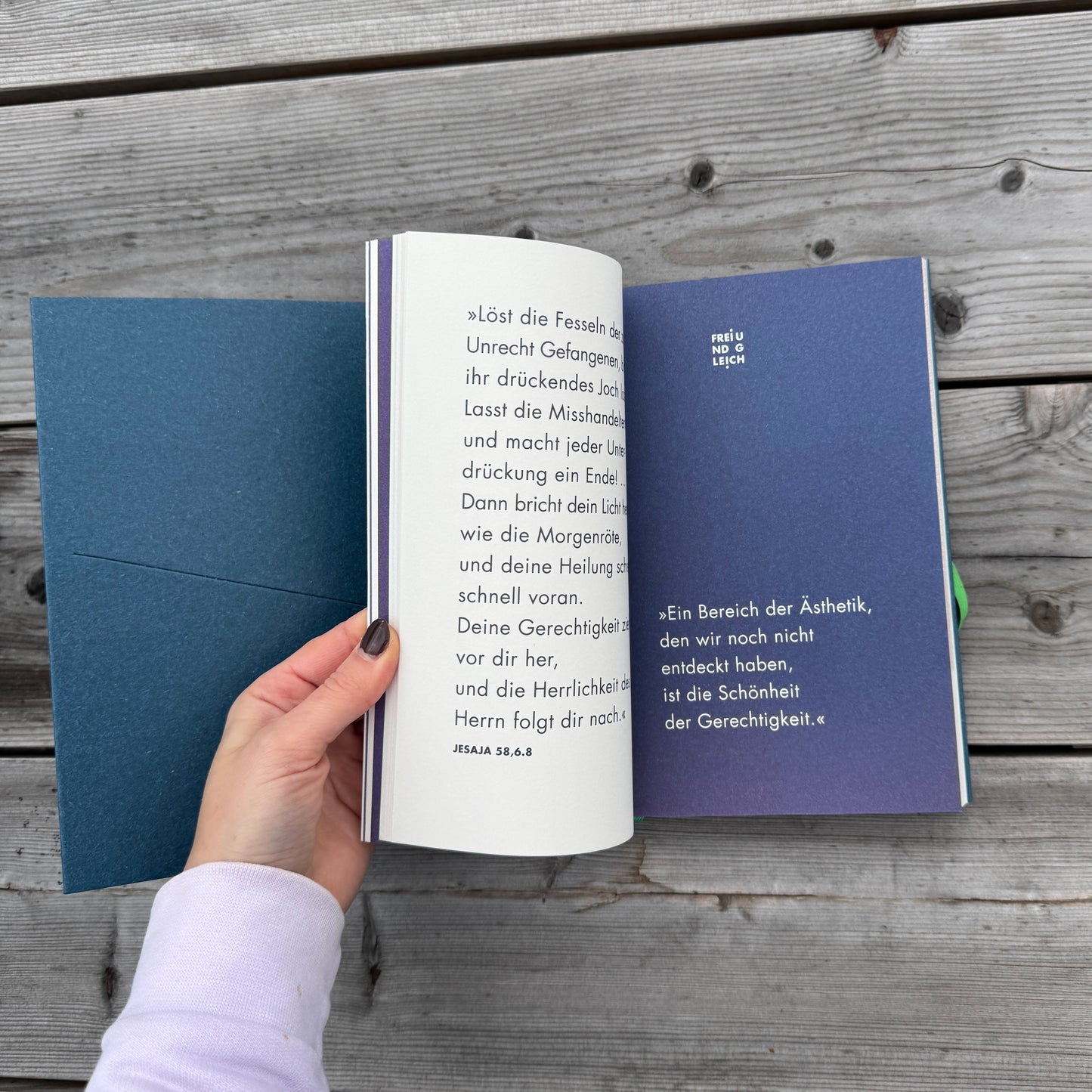 Notizbuch "Frei und Gleich"