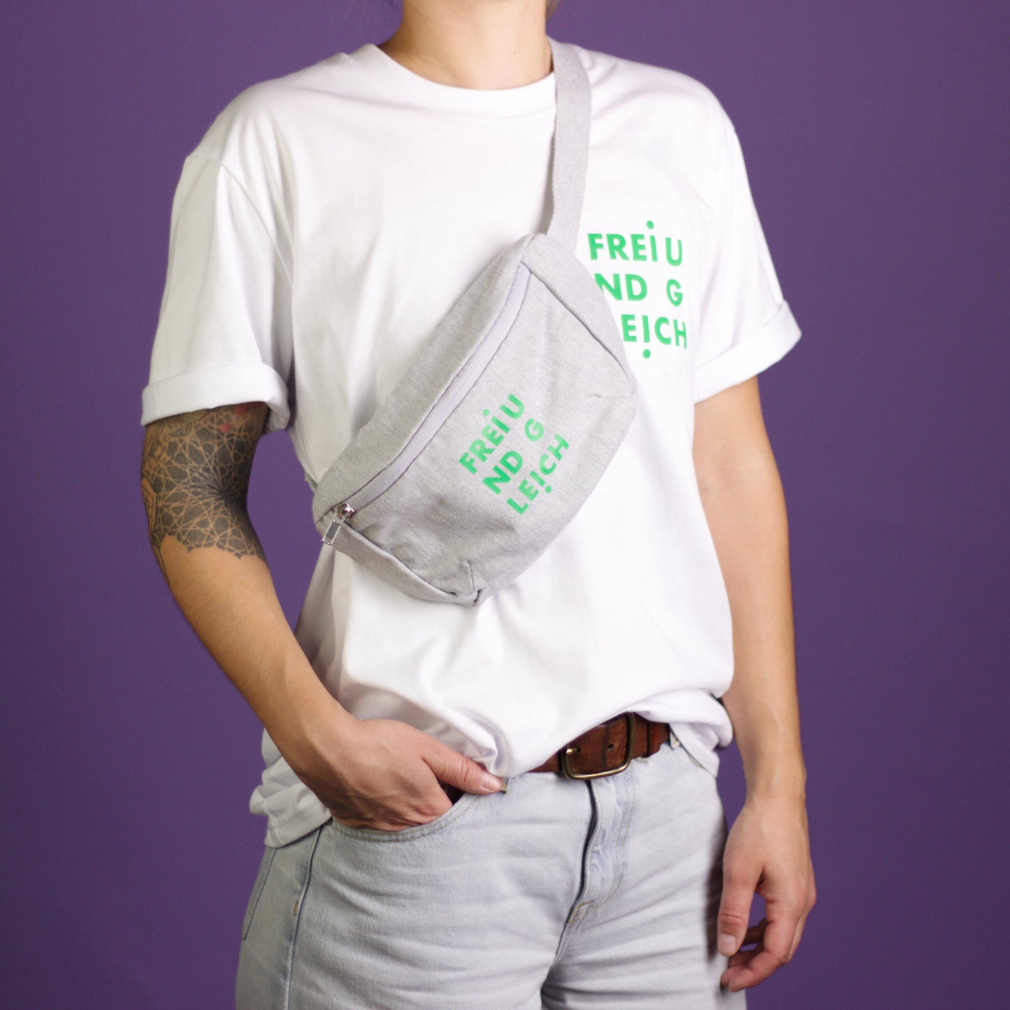 T-Shirt "Frei und Gleich" aus Bio-Baumwolle